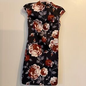 Theory Mod Dress, Victoria Floral Satin Size 2